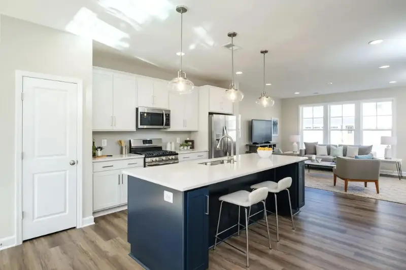 Beautiful kitchen in the new homes for sale in Bridgewater, VA by Evergreene at the Glen at Cooks Creek community